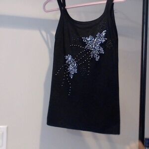 Black Blinggy Top